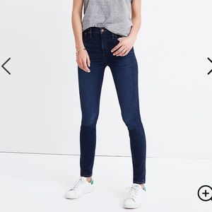 Madewell 9” High Rise Skinny Jeans